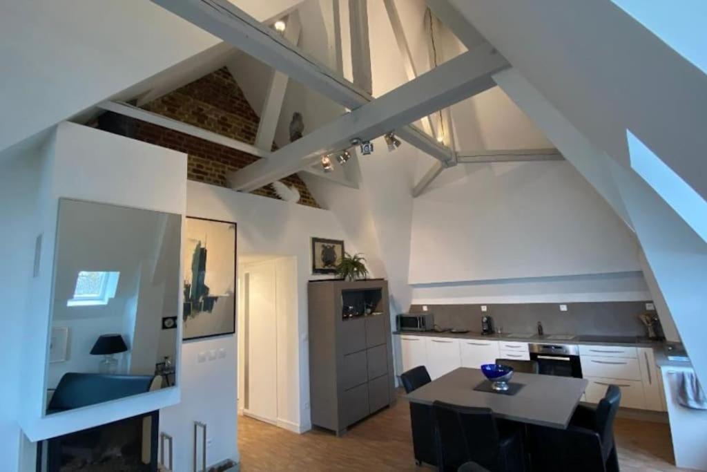 LE GRAND LARGE Superbe appartement vue sur mer Hautot-sur-Mer Extérieur photo